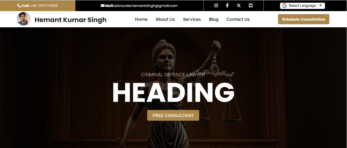 Lawyer Website